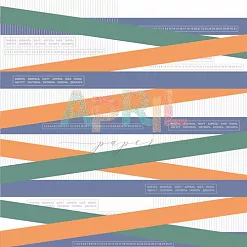 Набор бумаги 30х30 см "Времена года", 11 листов (April Paper)