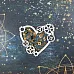 Шейкер "Сердечко с шестеренками. Маленький", 6,5х7,2 см (CraftStory)