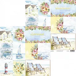 Бумага "Summer colors. Карточки" (Scrapodelie)