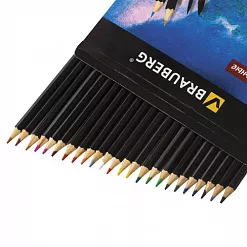 Набор акварельных карандашей "Artist line", 24 цвета (Brauberg)