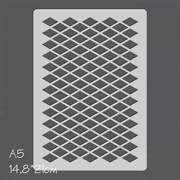 Трафарет "Ромбы маленькие" (Россия Е)