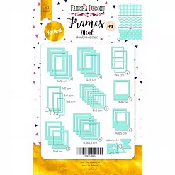Набор рамок с фольгированием "Мятный" (Фабрика Декору)