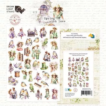 Набор высечек "Spring with love. Mix", 39 шт (DreamLight Studio) Набор высечек "Spring with love. Mix", 39 шт (DreamLight Studio)