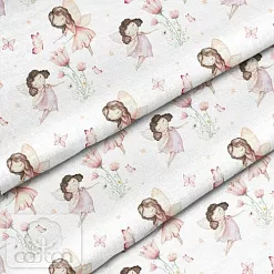 Отрез ткани 79х50 см "Луговые феи" (Cotton) Отрез ткани 79х50 см "Луговые феи" (Cotton)