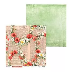 Бумага 30х30 см "Были времена. Лист 04" (Scrapodelie) Бумага 30х30 см "Были времена. Лист 04" (Scrapodelie)