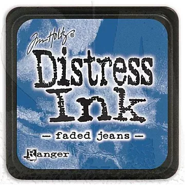 Штемпельная подушечка мини Distress Ink "Faded Jeans" (Ranger) Штемпельная подушечка мини Distress Ink "Faded Jeans" (Ranger)