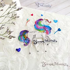 Нож "Лошадка Лулу. Мечтательная лошадь", 7,6х8,5 см (ScrapMania) Нож "Лошадка Лулу. Мечтательная лошадь", 7,6х8,5 см (ScrapMania)