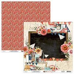 Бумага 30х30 см "School Days 01" (Mintay) Бумага 30х30 см "School Days 01" (Mintay)