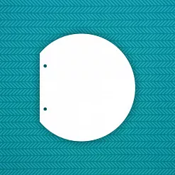 Лист для альбома "Полукруг. 2 отверстия" (CraftStory)