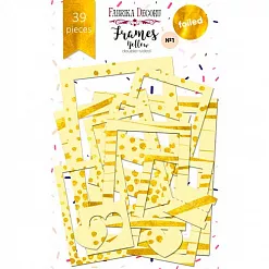 Набор рамок с фольгированием "Желтый" (Фабрика Декору) Набор рамок с фольгированием "Желтый" (Фабрика Декору)
