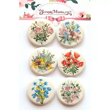 Набор фишек "Букет для тебя" (ScrapMania)