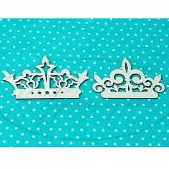 Набор украшений из чипборда "Короны" (Рукоделушка) Набор украшений из чипборда "Короны" (Рукоделушка)
