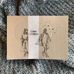 Штамп "Мужчина в пальто", 5,8х10 см (Скрапклуб)