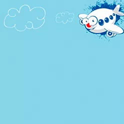 Бумага "Наш малыш. Самолётик-облачко" (Scrap Inspiration)