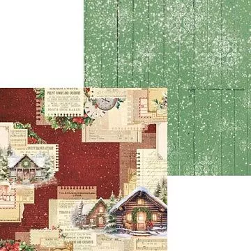 Бумага 30х30 см "Праздник к нам приходит. Лист 02" (Scrapodelie)