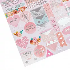 Наклейки с фольгированием 15х18 см "Дари улыбку" (АртУзор) Наклейки с фольгированием 15х18 см "Дари улыбку" (АртУзор)