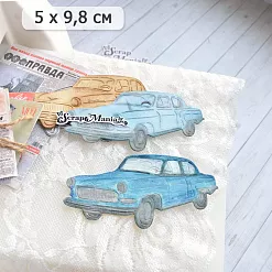 Нож "СССР. Ретро автомобиль", 5х9,8 см (ScrapMania)