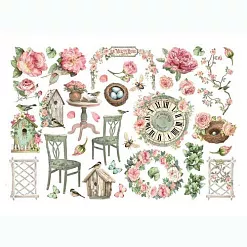Набор вырубок "House of Roses", 37 шт (Stamperia)