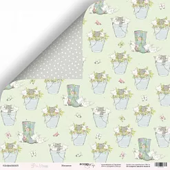 Набор бумаги 20х20 см "Pur Pur", 11 листов (Скрапмир) Набор бумаги 20х20 см "Pur Pur", 11 листов (Скрапмир)