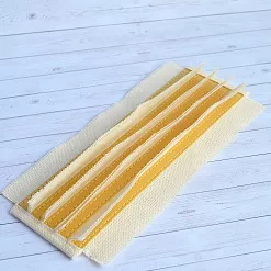 Переплет на 5 разворотов, цвет золотой, длина 20 см, шаг 1 см