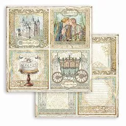 УЦЕНКА Бумага 30х30 см "Sleeping beauty. 4 Cards" (Stamperia) УЦЕНКА Бумага 30х30 см "Sleeping beauty. 4 Cards" (Stamperia)