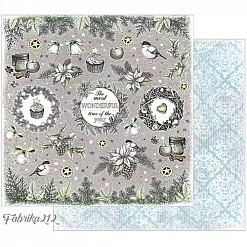 Бумага "Christmas pictures. Рождественские картинки" (Fabrika212) Бумага "Christmas pictures. Рождественские картинки" (Fabrika212)