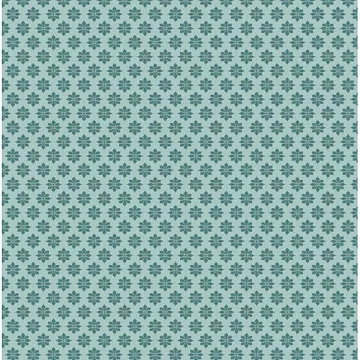 Отрез ткани 50х70 см "Цветок-звездочка, цвет циан" (Tilda)