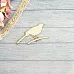 Украшение из чипборда "Птичка на ветке" (АртМаркет)