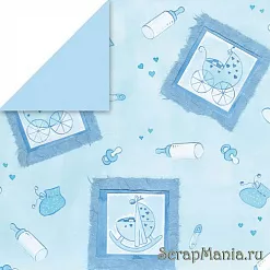 Бумага "Детский голубой" (Rayher)