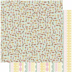 Набор бумаги 30х30 см "Confection", 18 листов (Authentique)