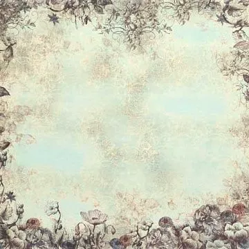 Бумага "Винтаж. Маки, георгины, плющ" (Scrap Inspiration)