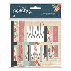 Набор бумажных рамок "На крыльце" (Pebbles) Набор бумажных рамок "На крыльце" (Pebbles)