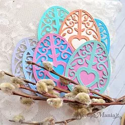 Нож "Пасха. Яичко ажурное 3D", 4,9х6,5 см (ScrapMania)