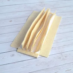 Переплет на 5 разворотов, цвет белый, длина 15 см, шаг 0,7 см