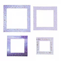 Набор рамок с фольгированием "Снежная зима" (АртУзор)