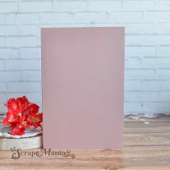 Заготовка для открытки 10х15 см из дизайнерской бумаги Sirio Pearl Misty Rose
