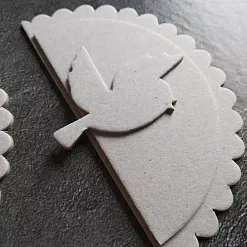 Набор украшений из чипборда "Полукруги" (Maya Road) Набор украшений из чипборда "Полукруги" (Maya Road)