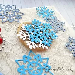 Нож "Снежинки крупные. Пушистые", 6х6 см (ScrapMania)