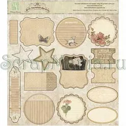 Набор высечек 30х30 см "Чердак сокровищ" (Melissa Frances)