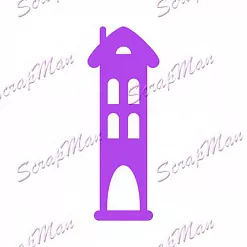 Нож для вырубки "Домик" (Scrapman)