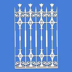 Украшение из чипборда "Забор 2" (ПроСвет) Украшение из чипборда "Забор 2" (ПроСвет)