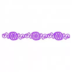 Нож для вырубки "Бордюр цветочный" (Scrapman)