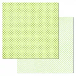 Бумага "Фономикс. Клетка. Зеленая" (ScrapMania)