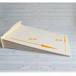 Переплет на 6 разворотов, с листами 20х30, цвет жемчуг, шаг 0,7 см