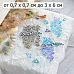 Нож "Море. Пузыри", 3х6 см (ScrapMania) Нож "Море. Пузыри", 3х6 см (ScrapMania)