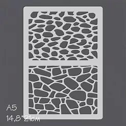 Трафарет "Булыжник и брусчатка" (Россия Е)