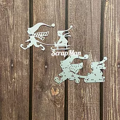 Нож "Эльфы", 4х8 см (Scrapman)