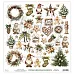 Бумага 30х30 см "Rustic Christmas. Для вырезания" (Mintay) Бумага 30х30 см "Rustic Christmas. Для вырезания" (Mintay)