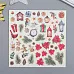 Набор бумаги 20х20 см "Our warm Christmas", 10 листов (Фабрика Декору)