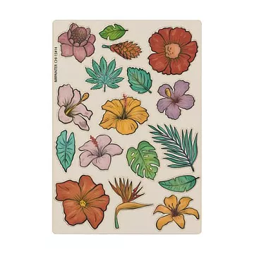 Набор украшений из чипборда "Цветной. Тропики" (Mr.Painter)